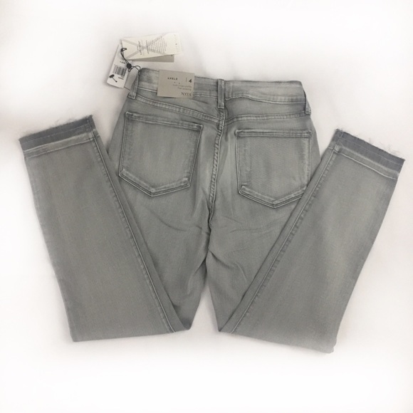 NYDJ Alina Ankle Jeans Grey Skinny Sz 4 - Picture 3 of 7